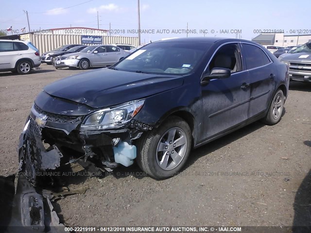 1G11B5SL4EF163217 - 2014 CHEVROLET MALIBU LS 黑色 照片 2