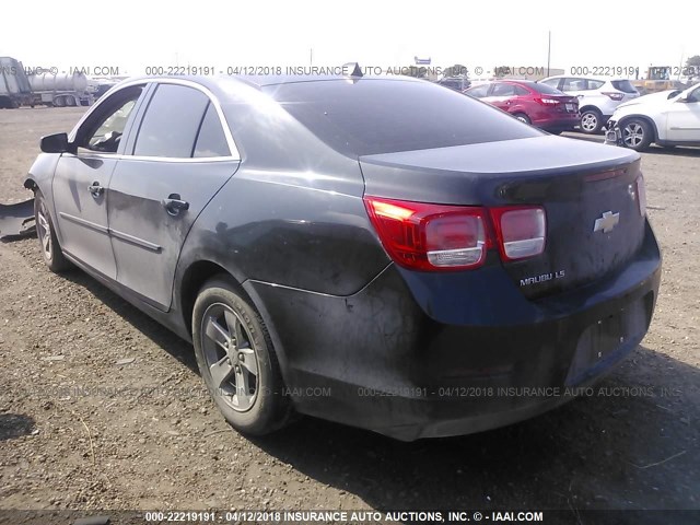 1G11B5SL4EF163217 - 2014 CHEVROLET MALIBU LS 黑色 照片 3