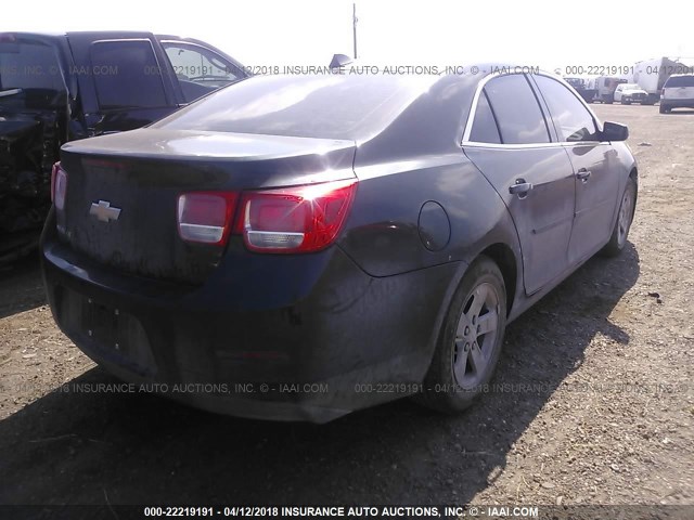 1G11B5SL4EF163217 - 2014 CHEVROLET MALIBU LS 黑色 照片 4