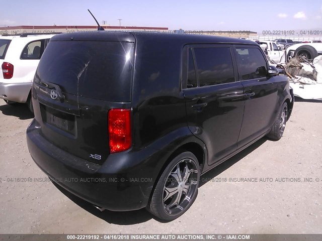 JTLKE50E481017008 - 2008 TOYOTA SCION XB შავი ფოტო 4