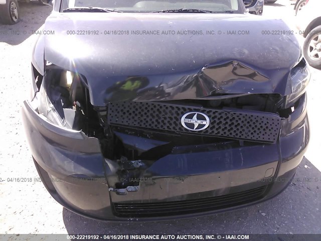 JTLKE50E481017008 - 2008 TOYOTA SCION XB შავი ფოტო 6