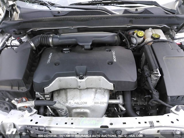 1G11C5SL7FF297332 - 2015 CHEVROLET MALIBU 1LT 银色 照片 10