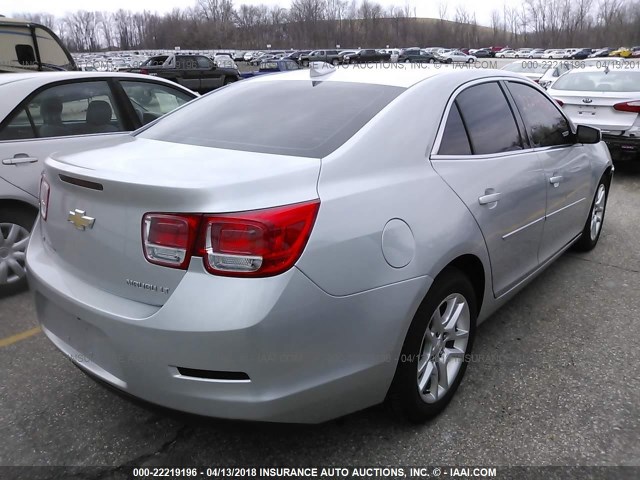 1G11C5SL7FF297332 - 2015 CHEVROLET MALIBU 1LT 银色 照片 4