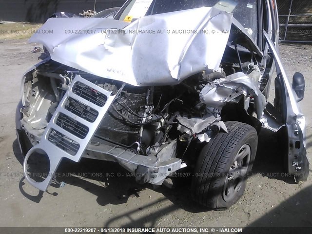 1J4GK48K44W264762 - 2004 JEEP LIBERTY SPORT 银色 照片 6