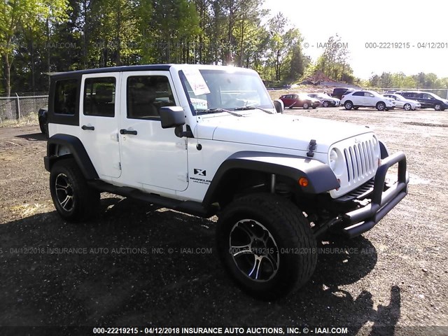 1J4GA39187L213984 - 2007 JEEP WRANGLER X WHITE photo 1