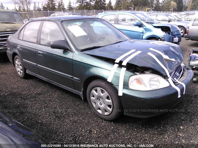 2HGEJ6610XH509678 - 1999 HONDA CIVIC SE GREEN photo 1