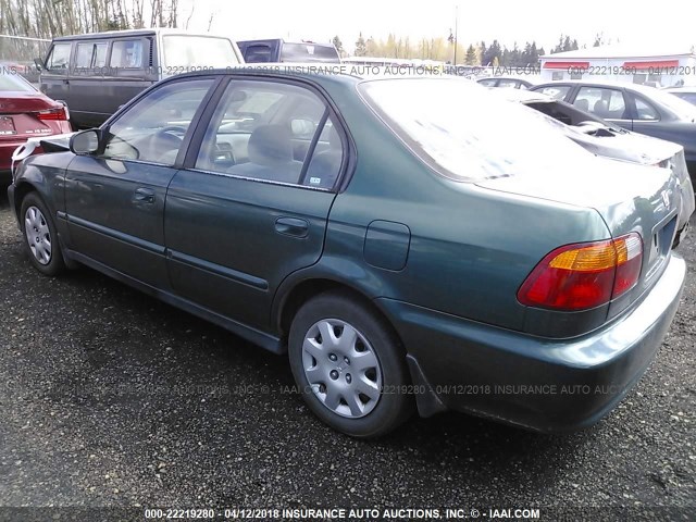 2HGEJ6610XH509678 - 1999 HONDA CIVIC SE GREEN photo 3