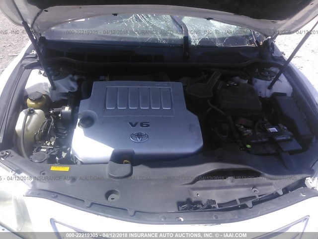 4T1BK46K97U557071 - 2007 TOYOTA CAMRY NEW GENERAT LE/XLE/SE WHITE photo 10