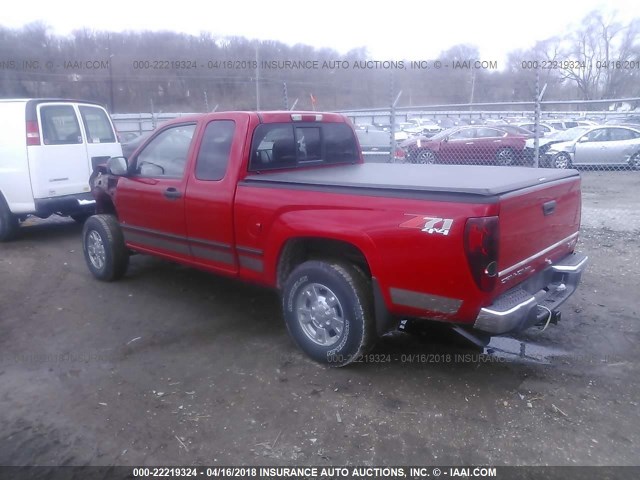 1GTDT59E288198002 - 2008 GMC CANYON SLT RED photo 3