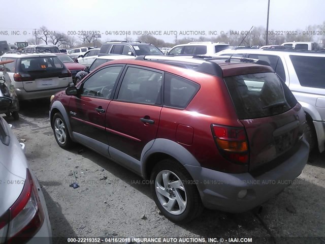 5Y2SN62L13Z420077 - 2003 PONTIAC VIBE GT RED photo 3