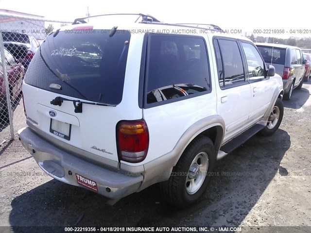 1FMDU74E4YUA04556 - 2000 FORD EXPLORER EDDIE BAUER WHITE photo 4