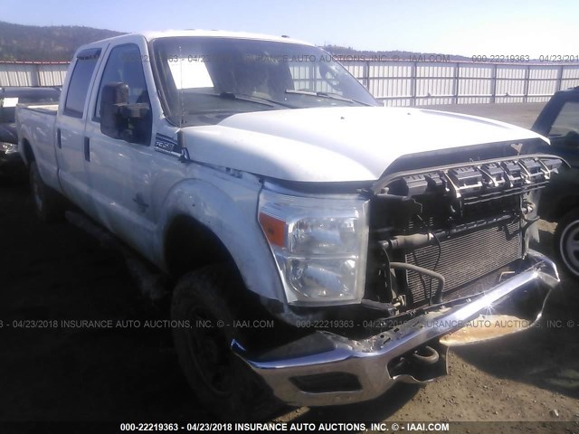 1FT8W3BT8CEB20002 - 2012 FORD F350 SUPER DUTY WHITE photo 1