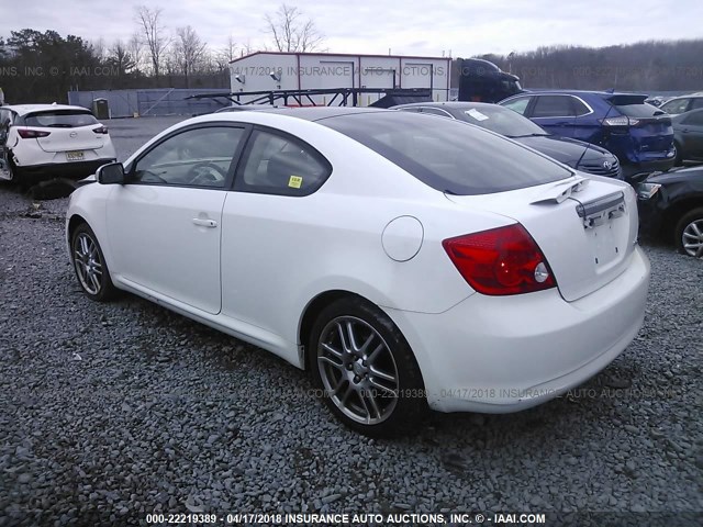 JTKDE177360099832 - 2006 TOYOTA SCION TC 白色 照片 3
