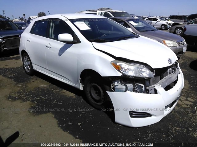 2T1KU40E29C108915 - 2009 TOYOTA COROLLA MATRIX  WHITE photo 1