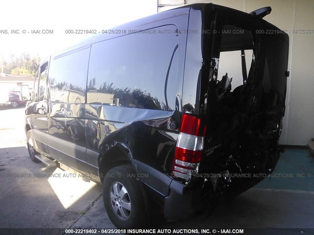 WDZPE7DD4GP212116 - 2016 MERCEDES-BENZ SPRINTER 2500 BLACK photo 3