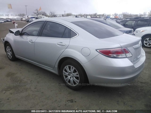 1YVHZ8BH6C5M44012 - 2012 MAZDA 6 I SILVER photo 3