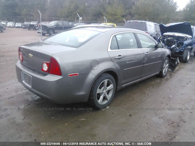 1G1ZC5E15BF273456 - 2011 CHEVROLET MALIBU 1LT 金色 照片 4