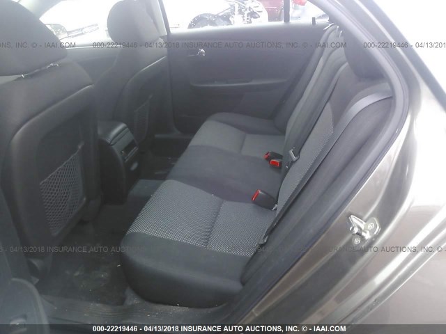 1G1ZC5E15BF273456 - 2011 CHEVROLET MALIBU 1LT 金色 照片 8
