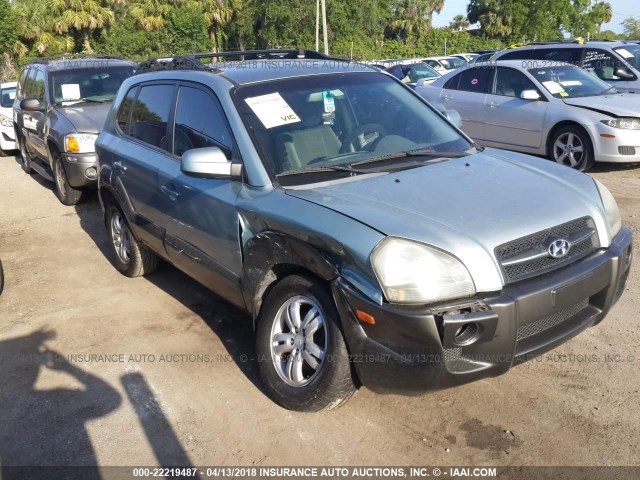 KM8JN12D16U280973 - 2006 HYUNDAI TUCSON GLS/LIMITED GREEN photo 1