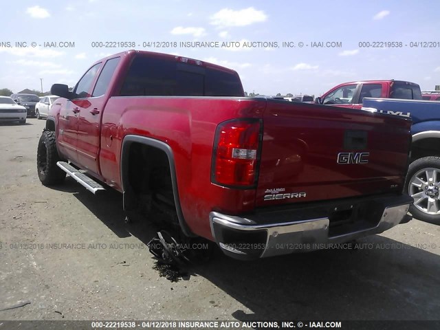 1GTR1UEC4FZ272392 - 2015 GMC SIERRA C1500 SLE RED photo 3