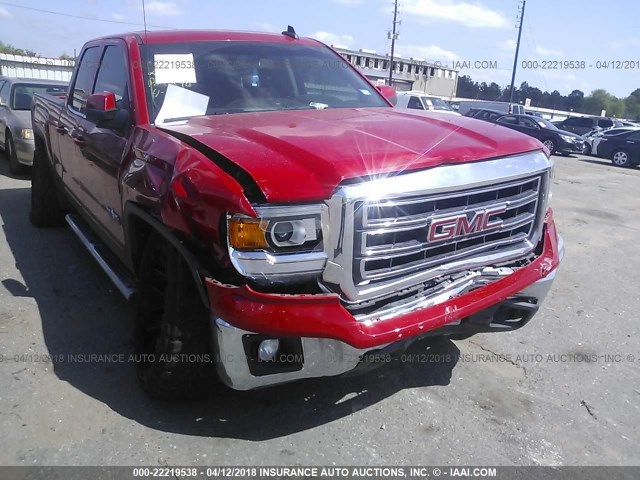 1GTR1UEC4FZ272392 - 2015 GMC SIERRA C1500 SLE RED photo 6