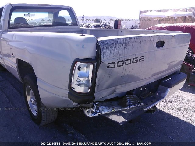 1B7HC16Y2YS648100 - 2000 DODGE RAM 1500 SILVER photo 6