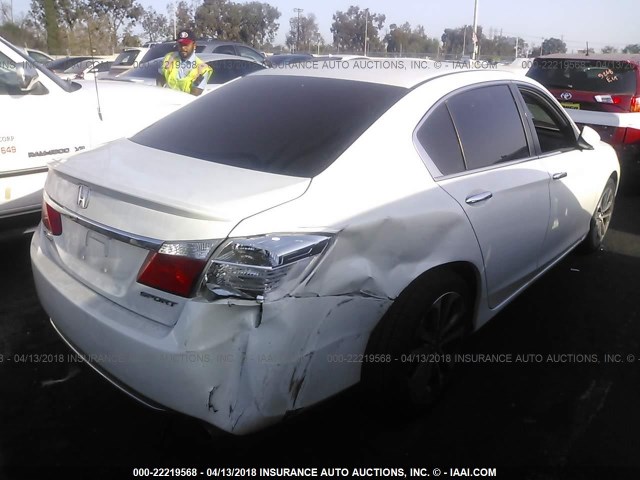1HGCR2F59FA213003 - 2015 HONDA ACCORD SPORT 白色 照片 4