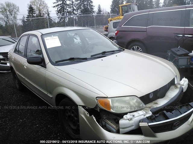 JM1BJ225210437512 - 2001 MAZDA PROTEGE LX/ES GOLD photo 1