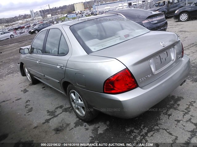 3N1AB51A24L741166 - 2004 NISSAN SENTRA 2.5S BEIGE photo 3