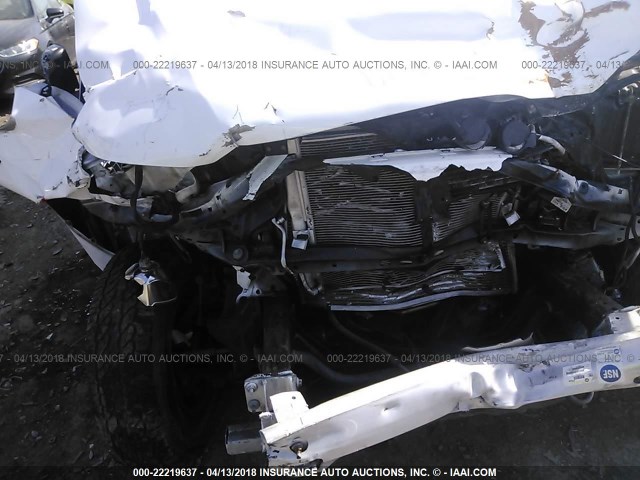 3TMLU4EN0CM092175 - 2012 TOYOTA TACOMA DOUBLE CAB WHITE photo 6