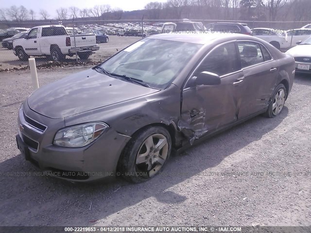 1G1ZB5E09CF338241 - 2012 CHEVROLET MALIBU LS 棕色 照片 2