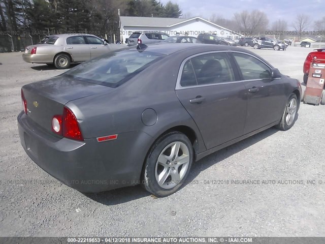 1G1ZB5E09CF338241 - 2012 CHEVROLET MALIBU LS 棕色 照片 4