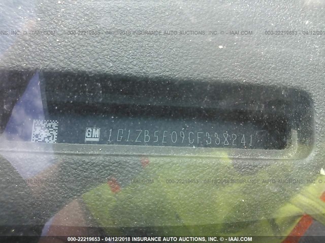 1G1ZB5E09CF338241 - 2012 CHEVROLET MALIBU LS 棕色 照片 9