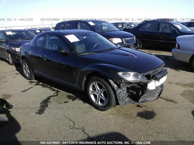 JM1FE17N850148326 - 2005 MAZDA RX8 BLACK photo 1