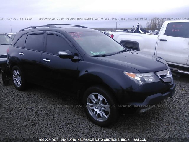 2HNYD28437H502849 - 2007 ACURA MDX TECHNOLOGY BLACK photo 1