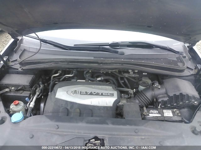 2HNYD28437H502849 - 2007 ACURA MDX TECHNOLOGY BLACK photo 10