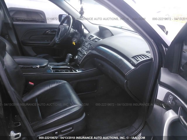 2HNYD28437H502849 - 2007 ACURA MDX TECHNOLOGY BLACK photo 5