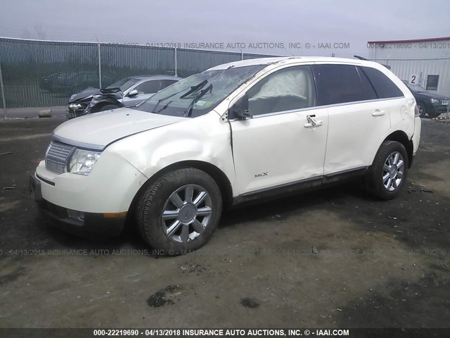 2LMDU88CX7BJ24952 - 2007 LINCOLN MKX WHITE photo 2