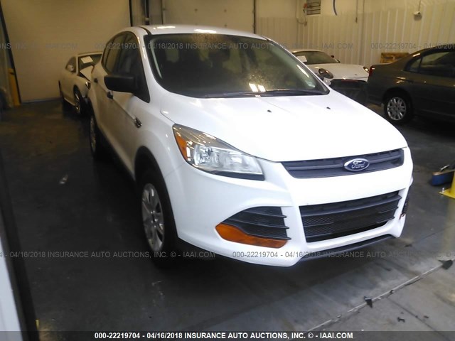 1FMCU0F74DUD33561 - 2013 FORD ESCAPE S WHITE photo 1