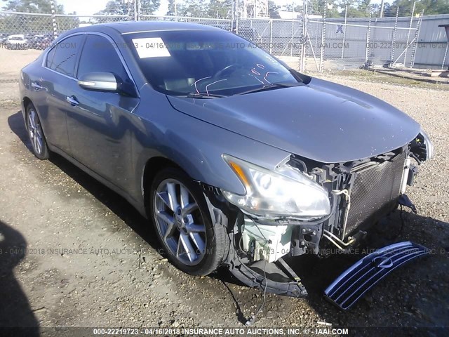 1N4AA51E79C852565 - 2009 NISSAN MAXIMA S/SV GRAY photo 1