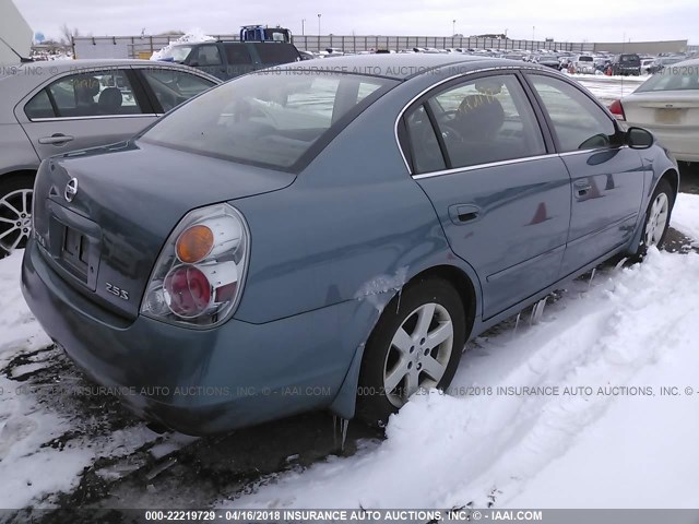 1N4AL11E82C138419 - 2002 NISSAN ALTIMA S/SL BLUE photo 4