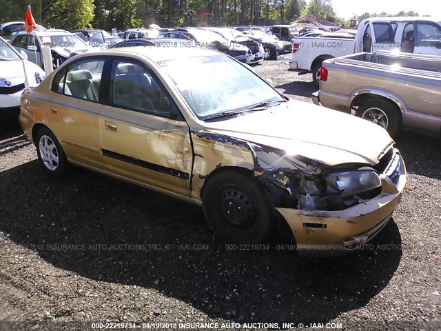 KMHDN46D14U762302 - 2004 HYUNDAI ELANTRA GLS/GT GOLD photo 1