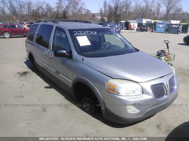 1GMDV03L05D248768 - 2005 PONTIAC MONTANA SV6 SILVER photo 1