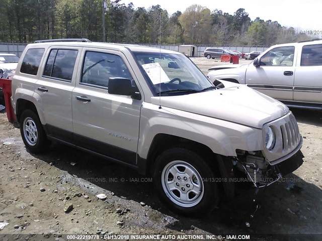 1C4NJPBB0HD120055 - 2017 JEEP PATRIOT SPORT GOLD photo 1