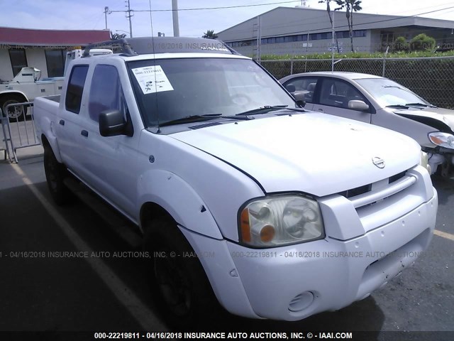 1N6ED27T54C480303 - 2004 NISSAN FRONTIER CREW CAB XE V6 WHITE photo 1