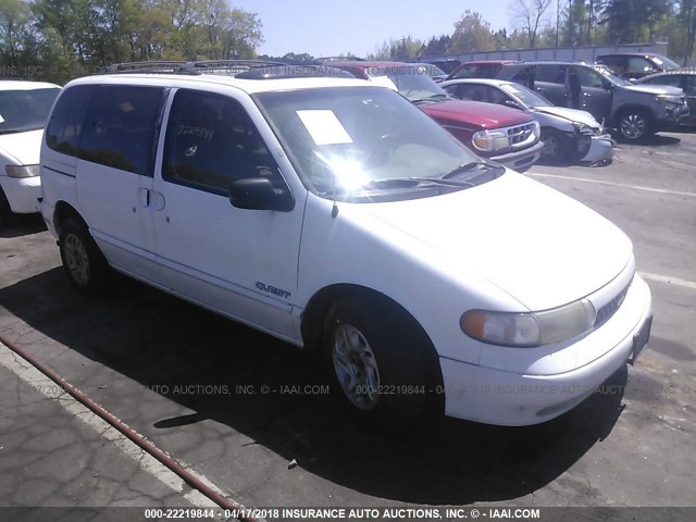 4N2DN1114VD854941 - 1997 NISSAN QUEST XE/GXE WHITE photo 1