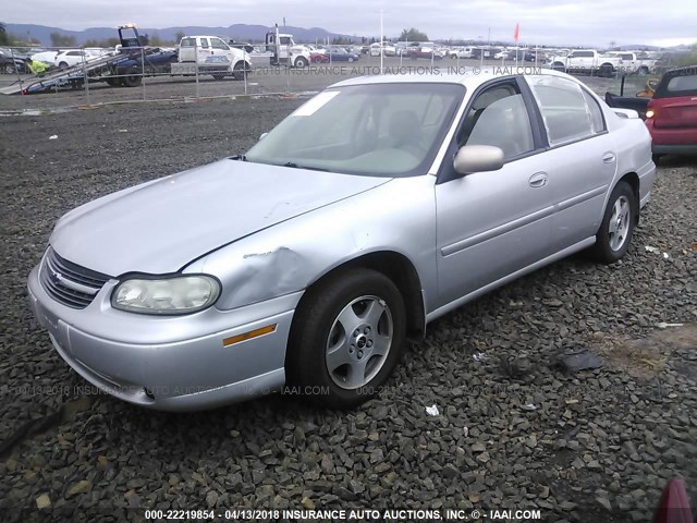 1G1NE52J82M656493 - 2002 CHEVROLET MALIBU LS 银色 照片 2