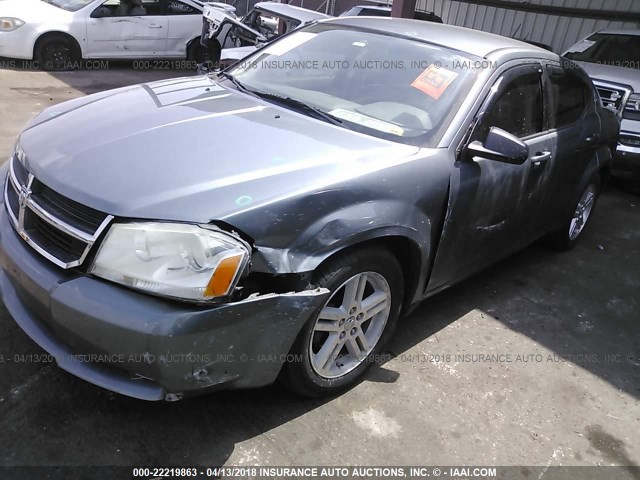 1B3LC56K58N691018 - 2008 DODGE AVENGER SXT GRAY photo 6