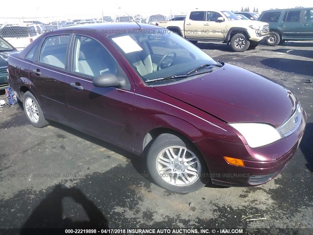 1FAFP34N27W127990 - 2007 FORD FOCUS ZX4/S/SE/SES RED photo 1