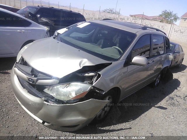 5TDZK22C68S171364 - 2008 TOYOTA SIENNA XLE/XLE LIMITED TAN photo 2